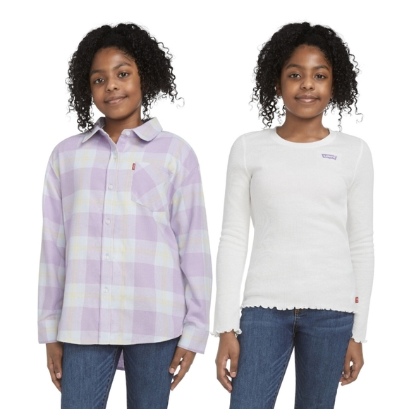 Levi's Other - Kids Flannel & Thermal Set